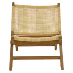 Καρέκλα Jerenze pakoworld φυσικό teak ξύλο-rattan 65x78x68εκ-2