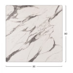 ΕΠΙΦΑΝΕΙΑ ΤΡΑΠΕΖΙΟΥ HPL HM5839.11 MARBLE WHITE-GREY 80x80 εκ. ΠΑΧΟΥΣ 12mm.-2