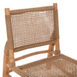 ΚΑΡΕΚΛΑ LONDER HM5986 ΞΥΛΟ TEAK ΣΕ ΦΥΣΙΚΟ ΚΑΙ ΣΥΝΘΕΤΙΚΟ RATTAN 63x77x77Υεκ.-7