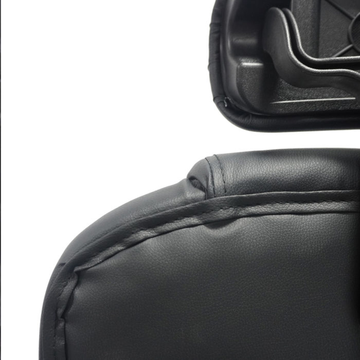 ΚΑΡΕΚΛΑ ΓΡΑΦΕΙΟΥ OCTAVIUS HM1202 ΜΑΥΡΟ PVC & NYLON-ΜΕΤΑΛ.ΧΡΩΜΙΟ ΒΑΣΗ 52x55x128Υεκ-7