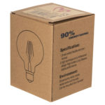 ΛΑΜΠΤΗΡΑΣ GLOBO LED FILAMENT 12W E27 3000K ΧΡΥΣΟ HM4049.02-5