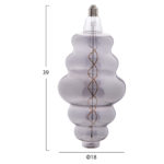 ΛΑΜΠΤΗΡΑΣ LED FILAMENT 8W E27 3000K SMOKE COLOR DIMMABLE HM4056.03-2