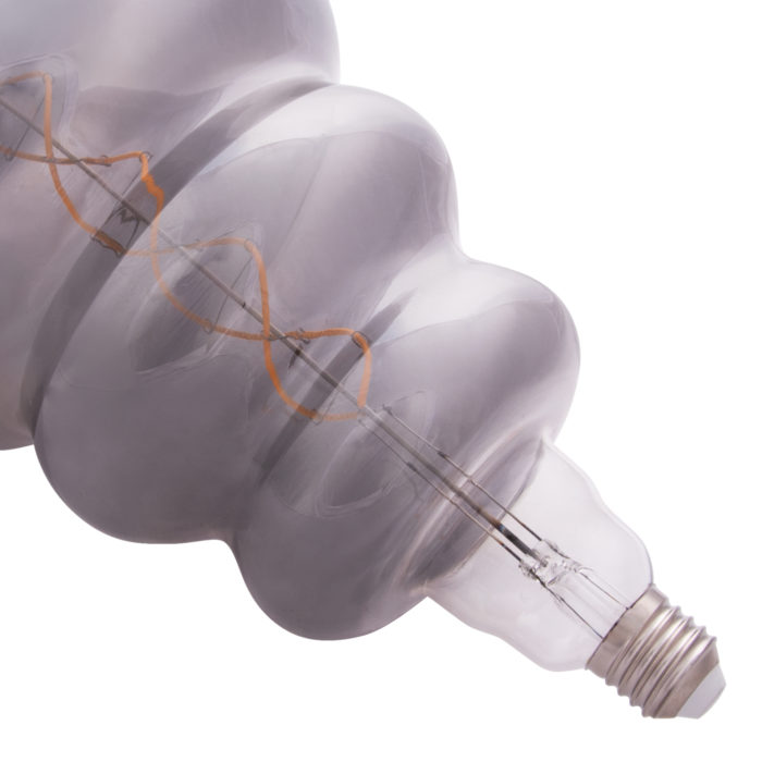 ΛΑΜΠΤΗΡΑΣ LED FILAMENT 8W E27 3000K SMOKE COLOR DIMMABLE HM4056.03-3