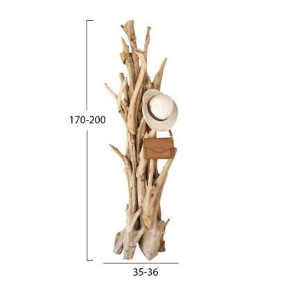 ΚΑΛΟΓΕΡΟΣ HM9367 ΑΠΟ ΜΑΣΙΦ ΞΥΛΟ TEAK ΦΥΣΙΚΟ 36x30x183Υεκ.-2