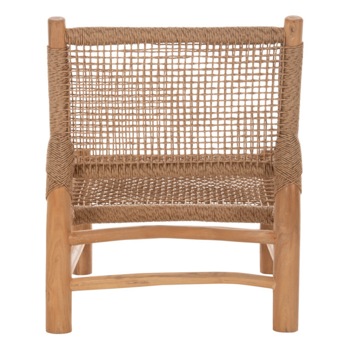 ΚΑΡΕΚΛΑ LONDER HM5986 ΞΥΛΟ TEAK ΣΕ ΦΥΣΙΚΟ ΚΑΙ ΣΥΝΘΕΤΙΚΟ RATTAN 63x77x77Υεκ.-6