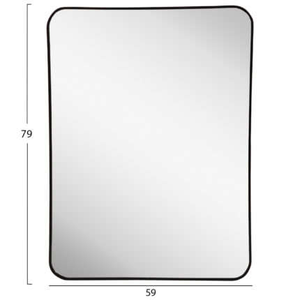 ΚΑΘΡΕΠΤΗΣ ΤΟΙΧΟΥ ΣΕΙΡΑ ARCHER HM4502 ΠΛΑΙΣΙΟ ΑΛΟΥΜΙΝΙΟΥ ΜΑΥΡΟ 59x79Υεκ-2