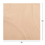 ΠΙΝΑΚΑΣ ΤΕΤΡΑΓΩΝΟΣ ΣΕΙΡΑ SANTORINI HM4520 MDF ΣΕ ΜΠΕΖ ΧΡΩΜΑ 80x4(πάχος)x80Υεκ.-2