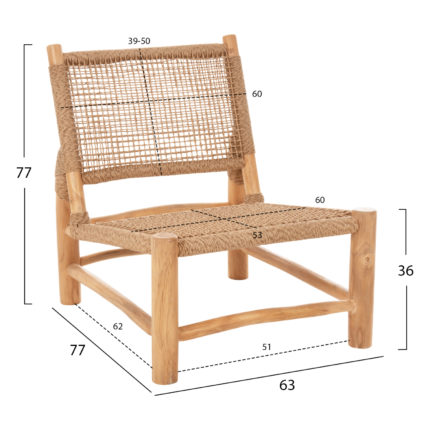 ΣΑΛΟΝΙ ΕΞΩΤ. ΧΩΡΟΥ 4ΤΜΧ LONDER HM11957 ΜΑΣΙΦ TEAK-ΣΥΝΘ.RATTAN-ΦΥΣΙΚΟ-2