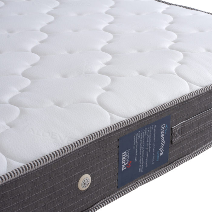 ΣΤΡΩΜΑ DREAMTOPIA ΣΕΙΡΑ LULLABY ALOE VERA HM655.90-200 BONNELL SPRING 90x200x20Y εκ.-7