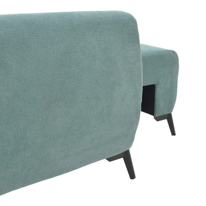 Kαναπές κρεβάτι τριθέσιος αναστρέψιμος Settee pakoworld ύφασμα με αποθηκευτικό χώρο σε μέντα απόχρωση 286x204x93εκ-4