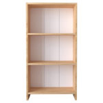 Βιβλιοθήκη Ferma pakoworld sonoma-λευκό 56x20x108εκ-2