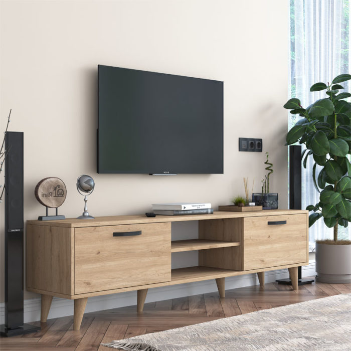 Έπιπλο τηλεόρασης Sabian pakoworld sonoma 180x35x48