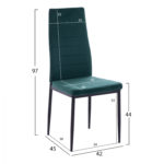 ΚΑΡΕΚΛΑ ΜΕΤΑΛΛΙΚΗ LADY HM0037.33 ΚΥΠΑΡΙΣΣΙ ΒΕΛΟΥΔΟ ME ΜΕΤΑΛΛΙΚΟ ΣΚΕΛΕΤΟ K/D-2