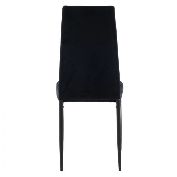 ΚΑΡΕΚΛΑ ΜΕΤΑΛΛΙΚΗ LADY HM0037.34 ΜΑΥΡΟ ΒΕΛΟΥΔΟ ME ΜΕΤΑΛΛΙΚΟ ΣΚΕΛΕΤΟ K/D-6
