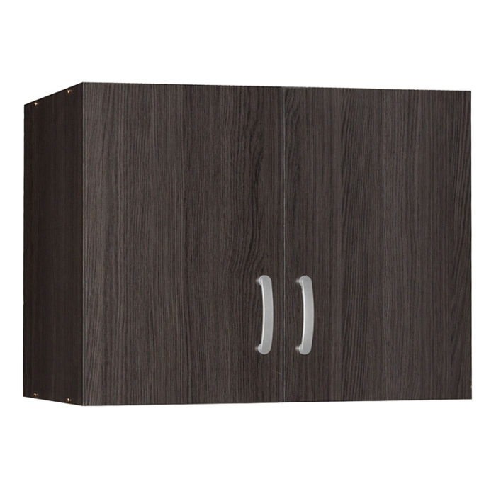 Ντουλάπα δίφυλλη και πατάρι Zelia pakoworld wenge 79x42x240εκ.-2