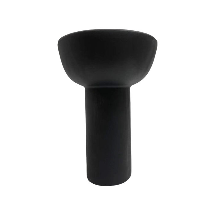 ΕΠΙΤΡΑΠΕΖΙΟ ΚΕΡΑΜΙΚΟ ΔΙΑΚΟΣΜΗΤΙΚΟ ELENDIL HM4602.02 ΜΑΥΡΟ ΜΑΤ Φ23