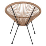 ΠΟΛΥΘΡΟΝΑ ACAPULCO Τ. ΦΩΛΙΑ ΜΕΤΑΛΛΟ ΜΑΥΡΟ ΜΕ TWISTED WICKER HM5871.01 70x73x79 εκ.-6