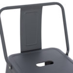 ΣΚΑΜΠΟ BAR ME ΠΛΑΤΗ ΜΕΤΑΛΛΙΚΟ MELITA-PRO HM8643.50 ΓΚΡΙ 42x42x100Υεκ.-7