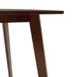 Τραπέζι Benson pakoworld MDF σε καρυδί απόχρωση 120x75x75εκ-2