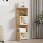 Ραφιέρα επιδαπέδια Pratel pakoworld σε oak απόχρωση 25x27x95εκ