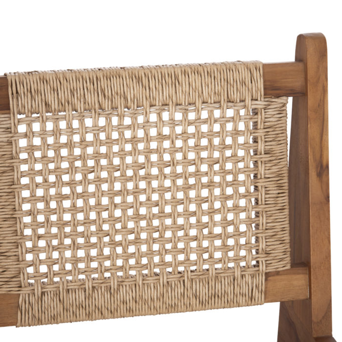 ΚΑΡΕΚΛΑ LOUNGE LUKILLA HM9913 ΞΥΛΟ TEAK ΣΕ ΦΥΣΙΚΟ--ΣΥΝΘ.ΣΧΟΙΝΙ ΜΠΕΖ 55