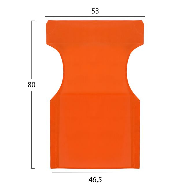 ΜΑΞΙΛΑΡΙ TEXTILENE 600gr/m2 2X1 ΠΟΡΤΟΚΑΛΙ ΓΙΑ ΠΟΛΥΘΡΟΝΑ ΣΚΗΝ. HM5272.02 46.5Χ53Χ80Υεκ.-2