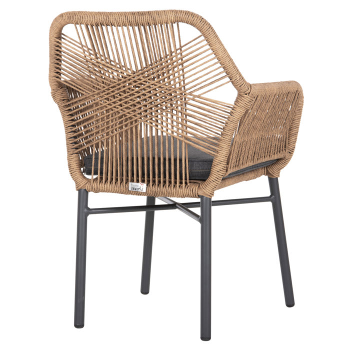ΠΟΛΥΘΡΟΝΑ TOPIN HM6048.03 ΑΛΟΥΜΙΝΙΟ ΑΝΘΡΑΚΙ-P.E. RATTAN ΜΠΕΖ-ΜΑΞΙΛΑΡΙ ΑΝΘΡΑΚΙ-5