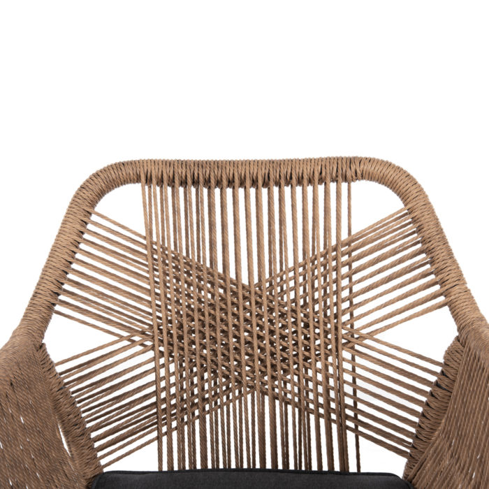 ΠΟΛΥΘΡΟΝΑ TOPIN HM6048.03 ΑΛΟΥΜΙΝΙΟ ΑΝΘΡΑΚΙ-P.E. RATTAN ΜΠΕΖ-ΜΑΞΙΛΑΡΙ ΑΝΘΡΑΚΙ-7