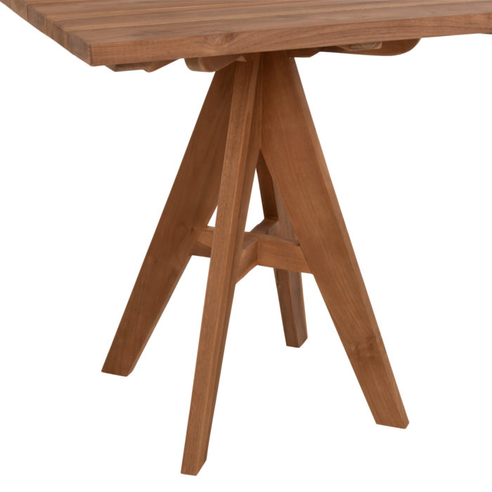 ΤΡΑΠΕΖΙ LEO HM9622.11 ΤΕΤΡΑΓΩΝΟ ΜΑΣΙΦ ΞΥΛΟ ΤΕΑΚ 80X80x75Υεκ.-5