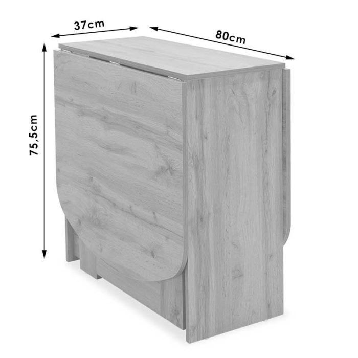 Τραπέζι Nadine pakoworld πολυμορφικό-επεκτεινόμενο wenge 160x80x76.5εκ-4