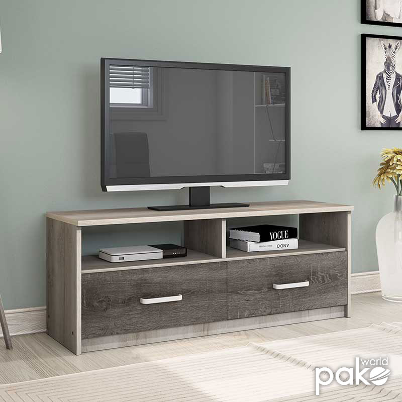 Έπιπλο τηλεόρασης OLYMPUS pakoworld χρώμα castillo-toro 120x39
