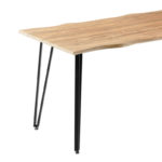 Τραπεζαρία Ditta-Izzac pakoworld μόκα- sonoma140x80x76εκ-3