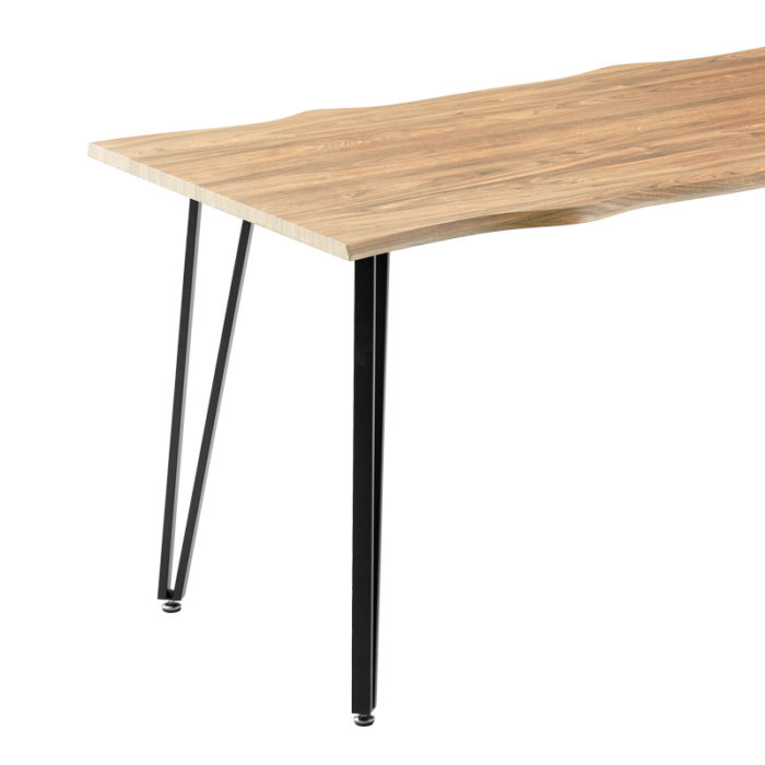 Τραπεζαρία Ditta-Izzac pakoworld μόκα- sonoma140x80x76εκ-3