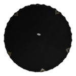 Καθρέπτης Specio pakoworld ξύλο σε μαύρη απόχρωση Φ60x4.5εκ-2