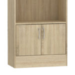 Βιβλιοθήκη Negan pakoworld sonoma μελαμίνης 60x30x120εκ-2