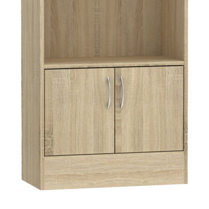 Βιβλιοθήκη Negan pakoworld sonoma μελαμίνης 60x30x120εκ-2