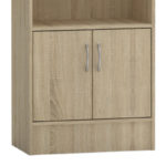 Βιβλιοθήκη Negan pakoworld sonoma μελαμίνης 57x33x180εκ-2