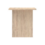 Τραπέζι Kumba pakoworld σε oak απόχρωση 80x40x42εκ-2
