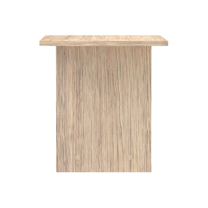 Τραπέζι Kumba pakoworld σε oak απόχρωση 80x40x42εκ-2