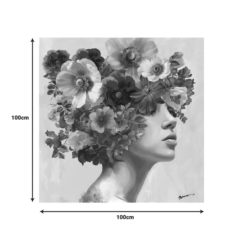 Πίνακας σε καμβά Mavare Inart 100x3.5x100εκ