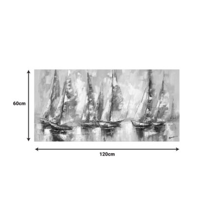 Πίνακας σε καμβά Yelkan Ι Inart 120x3.5x60εκ