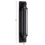 ΑΠΛΙΚΑ ΤΟΙΧΟΥ 2ΦΩΤΗ BEACON HM4463 ΜΕΤΑΛΛΟ ΣΕ ΜΑΥΡΟ 10x10x47Υεκ.-2