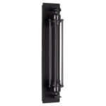 ΑΠΛΙΚΑ ΤΟΙΧΟΥ 2ΦΩΤΗ BEACON HM4463 ΜΕΤΑΛΛΟ ΣΕ ΜΑΥΡΟ 10x10x47Υεκ.