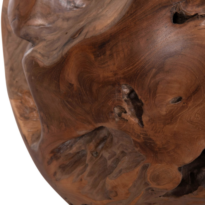 ΒΟΗΘΗΤΙΚΟ ΤΡΑΠΕΖΙ LOGGY HM18295 ΞΥΛΟ TEAK--ΦΥΣΙΚΟ 50x50x50Υεκ.-7
