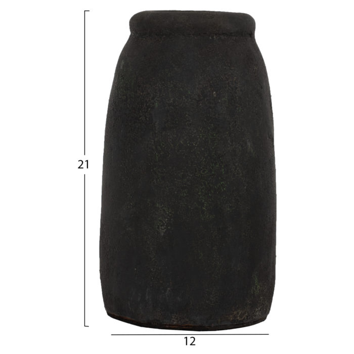 ΔΙΑΚΟΣΜΗΤΙΚA ΒΑΖA ΑΠΟ TERRACOTTA ΑΝΘΡΑΚΙ HM7711-4