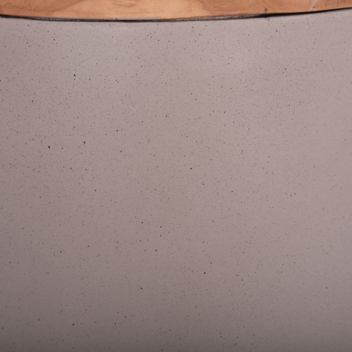 ΔΙΑΚΟΣΜΗΤΙΚΟ ΒΑΖΟ ΔΑΠΕΔΟΥ LINTER HM4662.05S FIBER CEMENT ΓΚΡΙ ΜΑΤ--ΞΥΛΟ ΤΕΑΚ Φ34x60Υεκ-6
