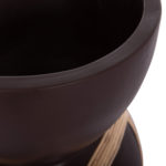 ΔΙΑΚΟΣΜΗΤΙΚΟ ΒΑΖΟ ΔΑΠΕΔΟΥ MAYNARD HM4672.07L FIBER CEMENT ΣΟΚΟΛΑΤΙ-RATTAN Φ32x62.5Υεκ-7