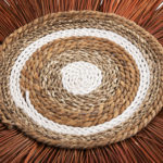 ΔΙΑΚΟΣΜΗΤΙΚΟ ΤΟΙΧΟΥ ΣΤΡΟΓΓΥΛΟ ΑΠΟ ΚΑΛΑΜΙΑ ΚΑΙ ΙΝΕΣ ΜΠΑΝΑΝΑΣ 55x3x55YΕΚεκ.HM7792-4