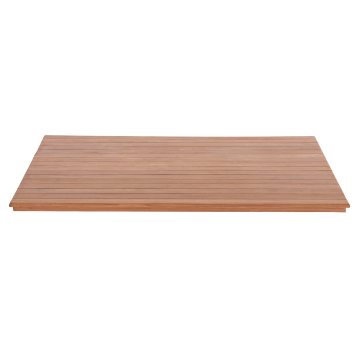 ΕΠΙΦΑΝΕΙΑ ΤΡΑΠΕΖΙΟΥ ΟΡΘΟΓΩΝΙΑ HM18138 ΞΥΛΟ TEAK--ΦΥΣΙΚΟ 120x80x4(πάχος)εκ.-4