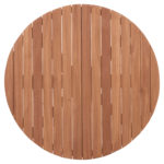 ΕΠΙΦΑΝΕΙΑ ΤΡΑΠΕΖΙΟΥ ΣΤΡΟΓΓΥΛΗ HM18134 ΞΥΛΟ TEAK--ΦΥΣΙΚΟ Φ80x4(πάχος)εκ.-3